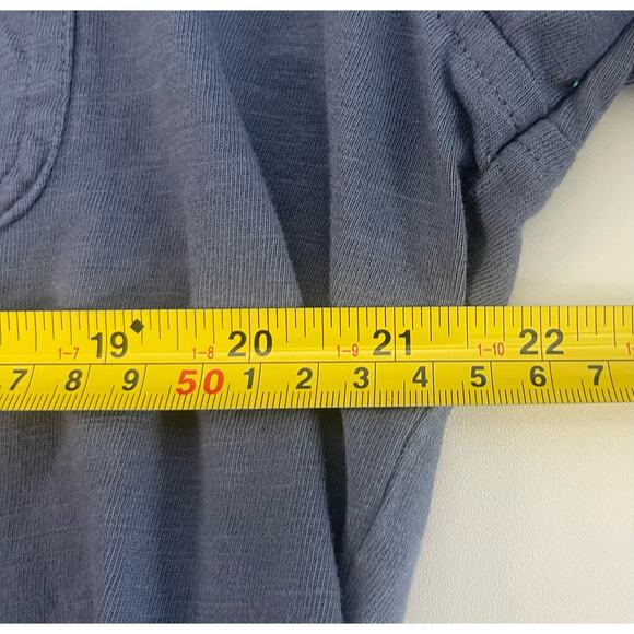 Men’s LL Bean Blue Cotton Short Sleeve shirt - Size Large - Picture 6 of 8